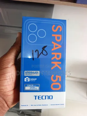 New Tecno Spark 50 128 GB Black