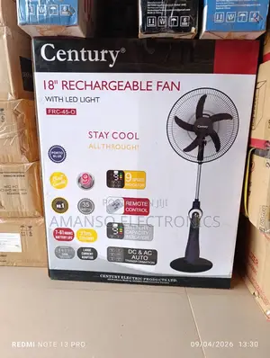 Rechargeable Standing Fan