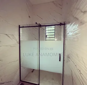 Glass Cubicle With Sticker