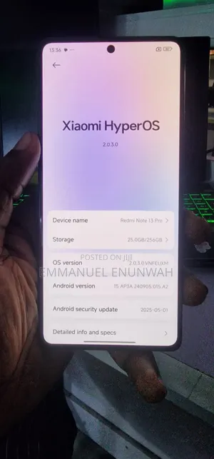 Xiaomi Redmi Note 13 Pro 256 GB Black