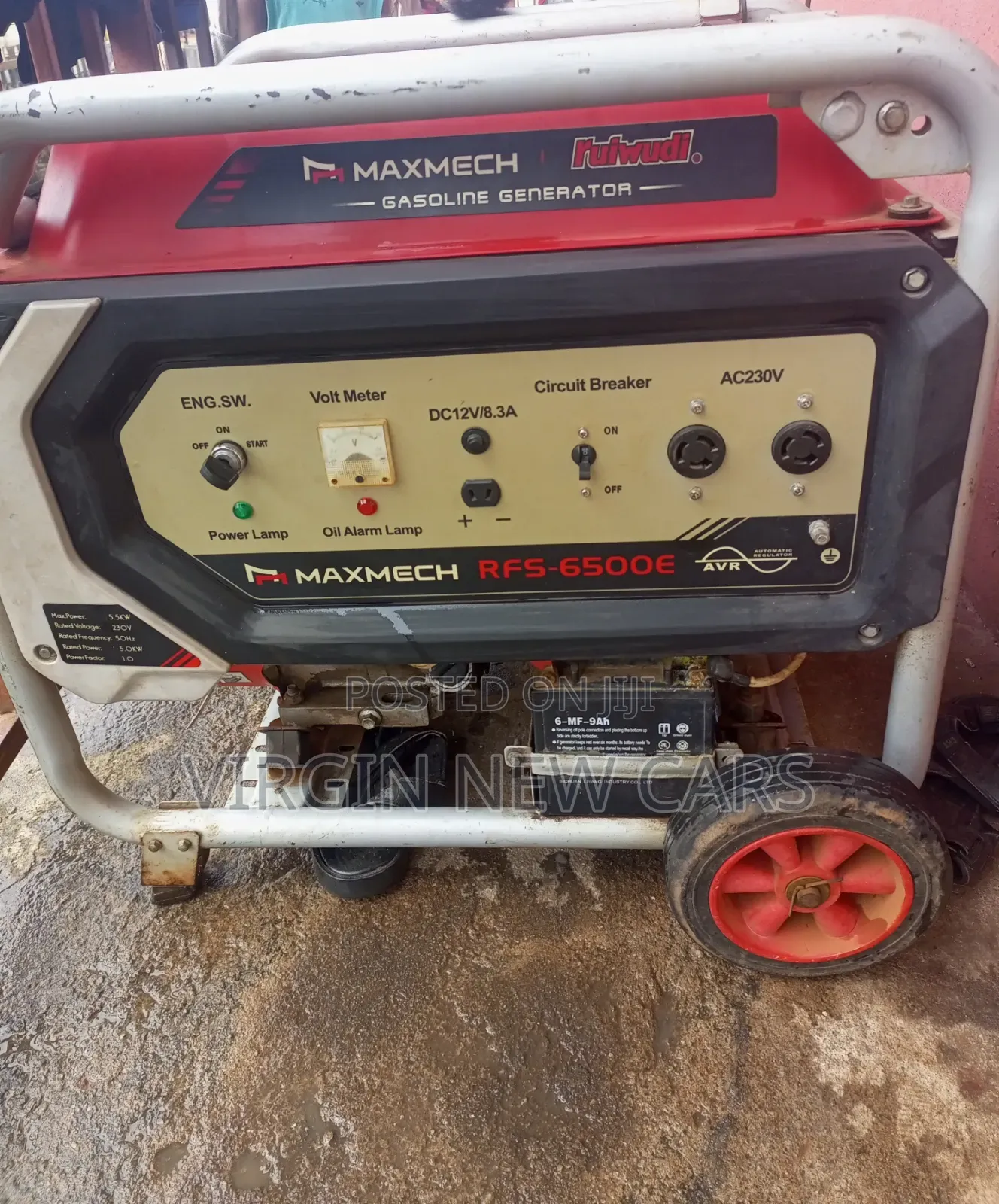 Maxmech 6.5kva Generator
