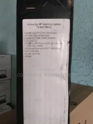 New Laptop HP Victus 15 24GB Nvidia SSD 512GB