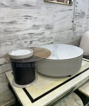 Luxury Minimalist Modern Coffee Table With Glass