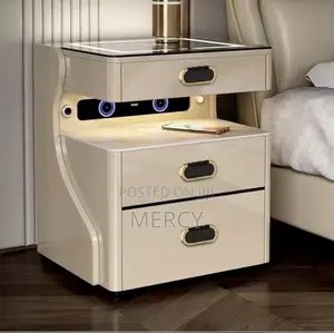 Luxury Side Drawer With Safe Lock and Charging Port