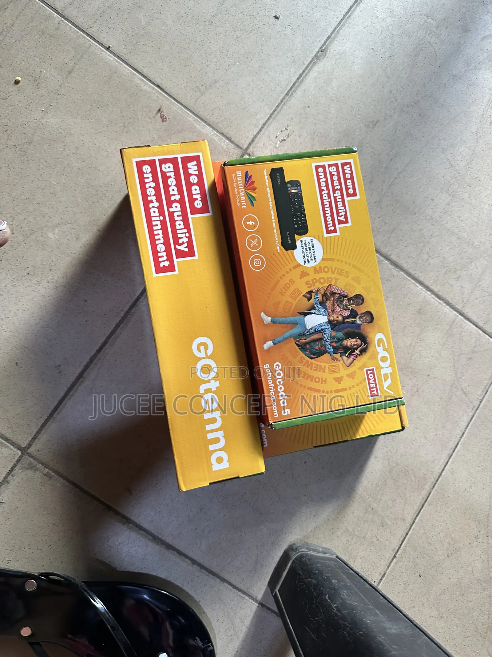 DSTV Complete Dish and Accessories Plus Cable /Gotv Decoder Complet