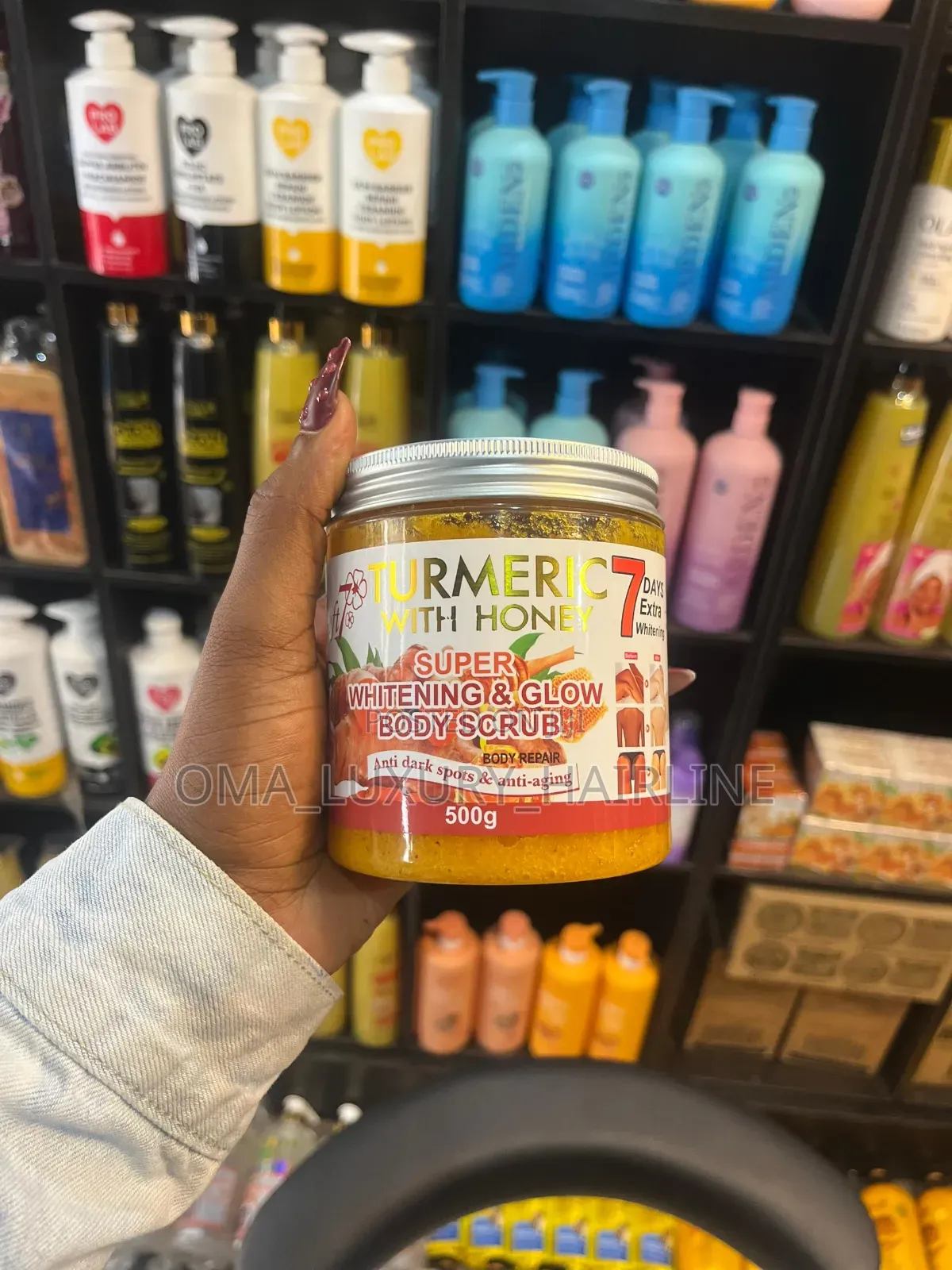 Turmeric and Honey Scrub