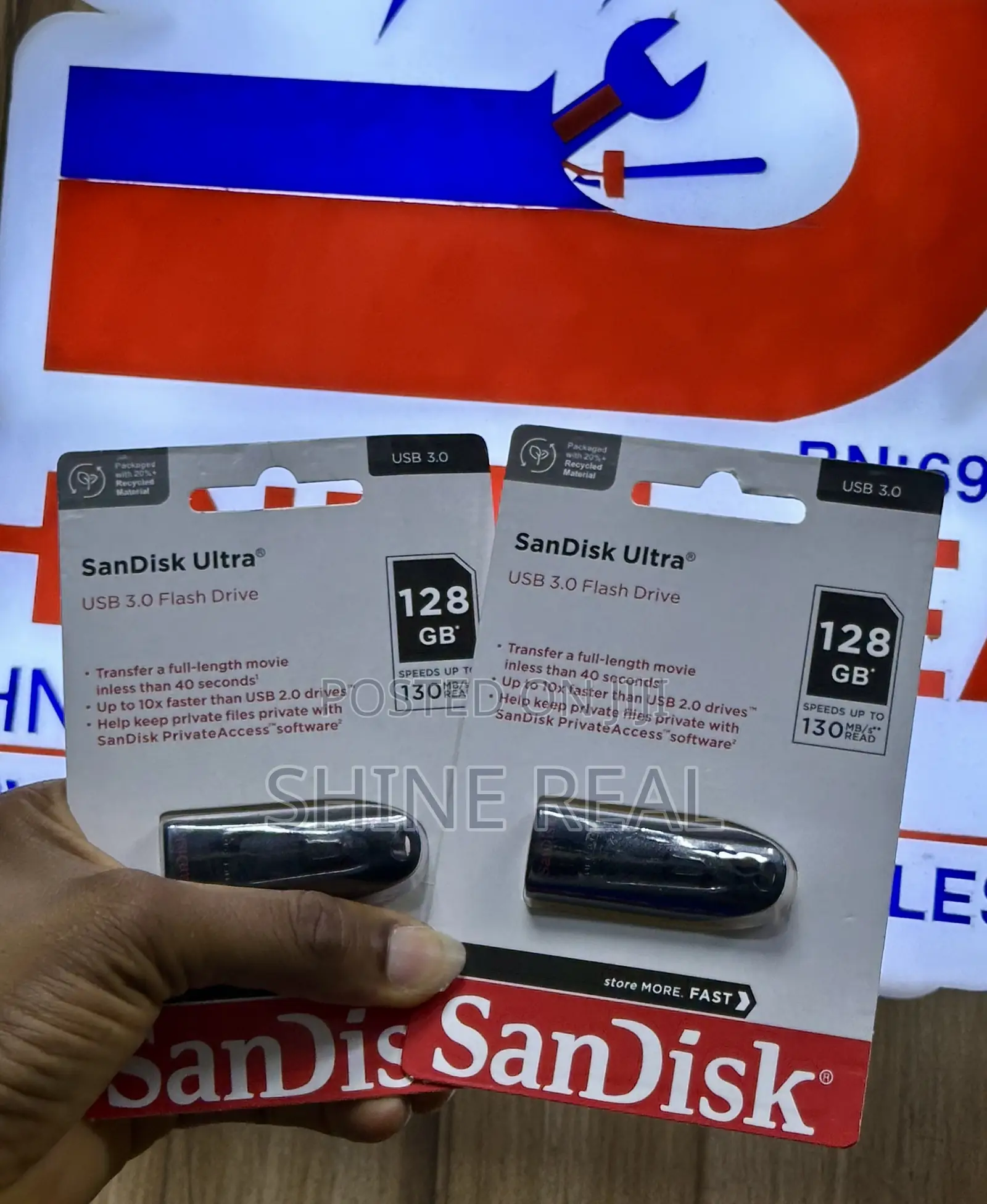 128gb Sandisk Flash Drive 3.0