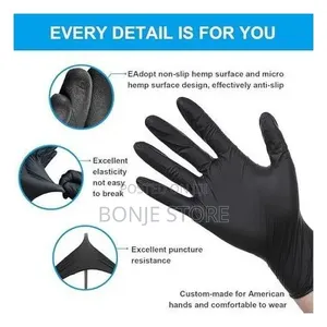 100pc Disposable Nitrile Hand Glove