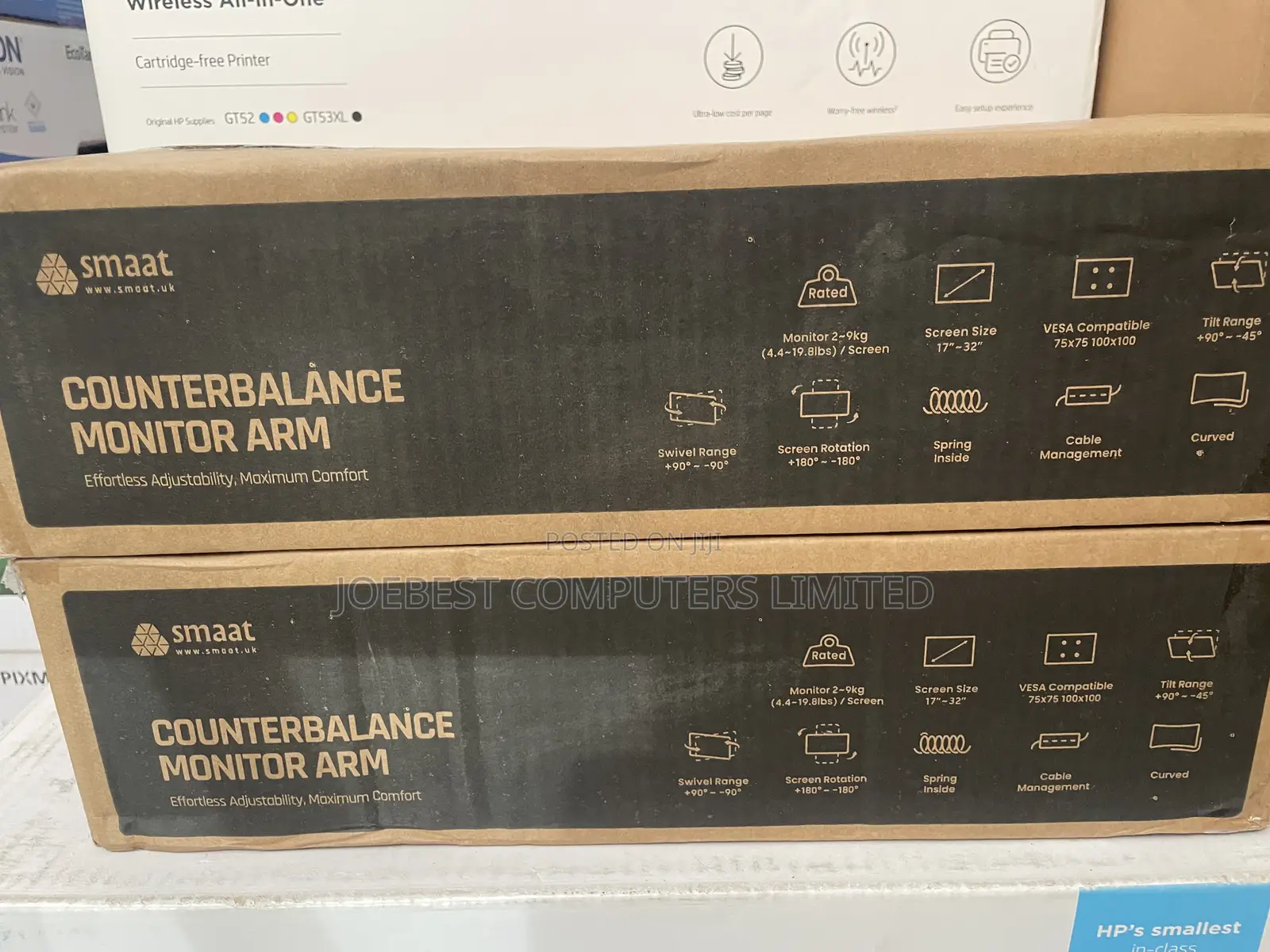 Monitor Dual Arm 24”-34”