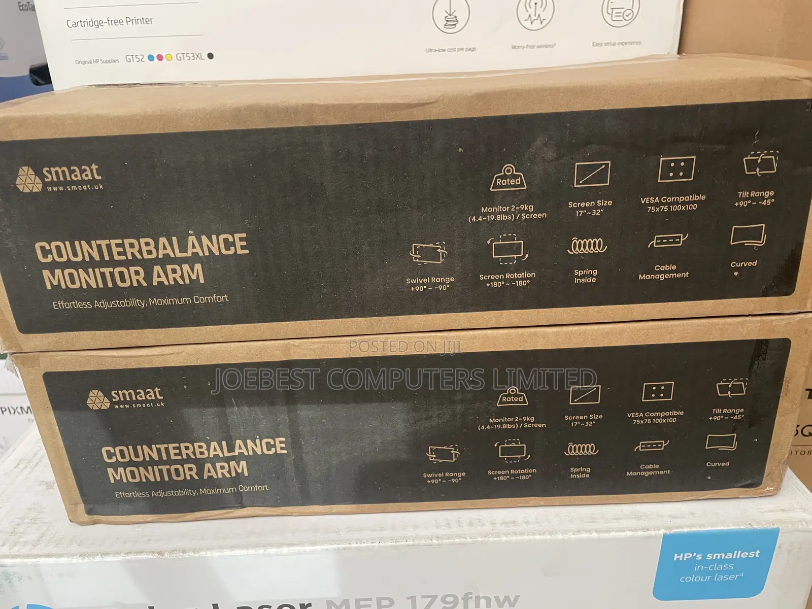 Monitor Dual Arm 24”-34”
