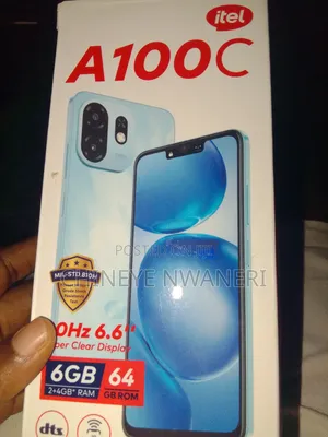 New Itel A100C 64 GB Black