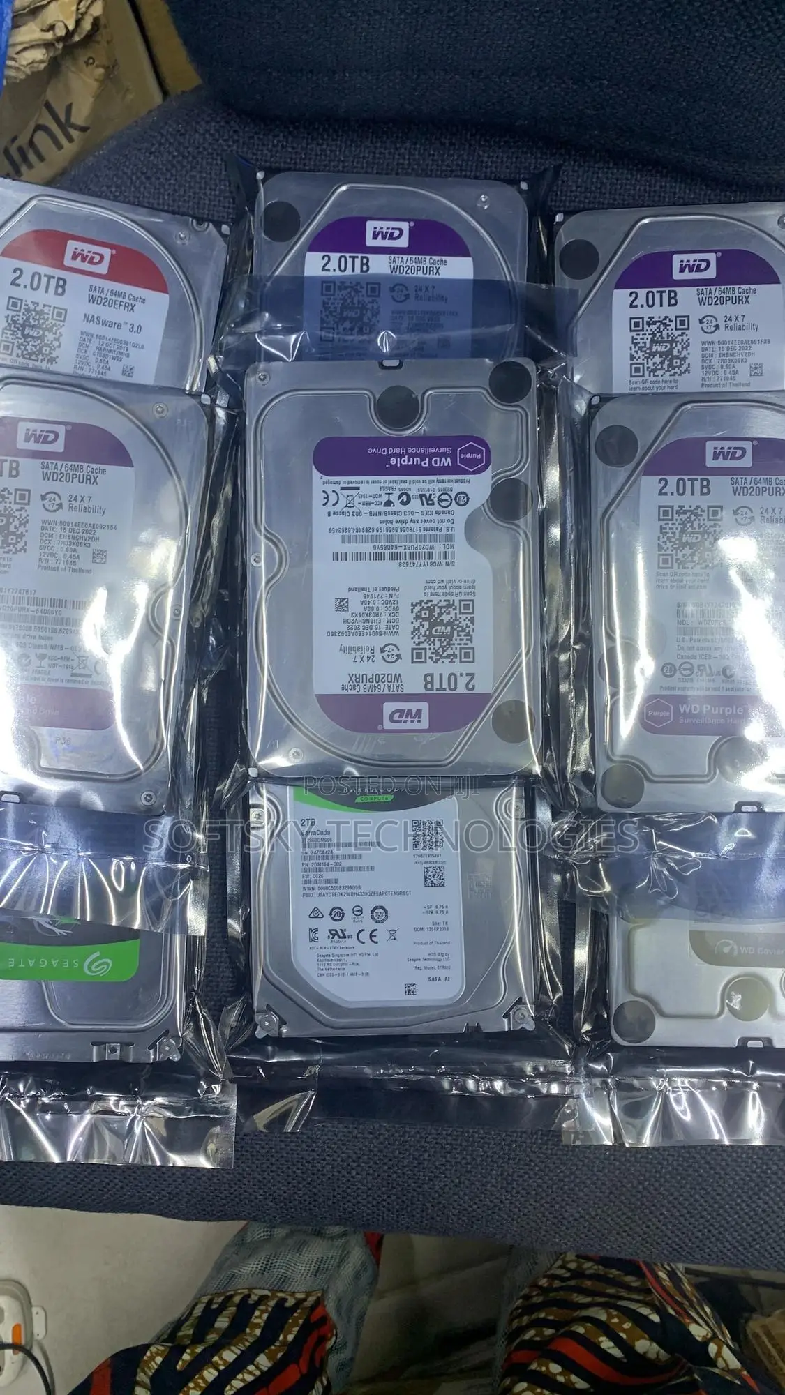 Wd 2tb Purple Sata Internal Surveillance HDD
