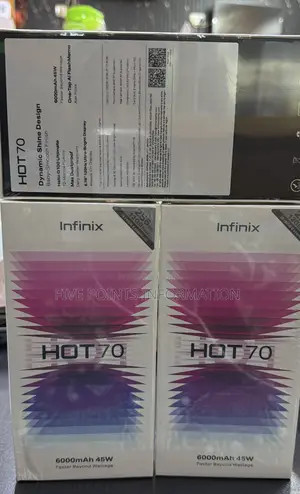 New Infinix Hot 70 256 GB Orange