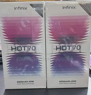 New Infinix Hot 70 128 GB Silver
