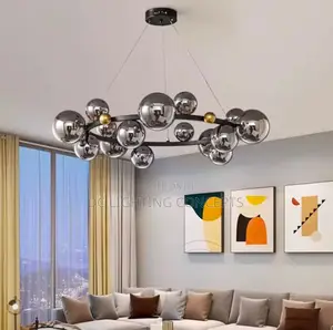 Nordic Style Simple Atmospheric Molecular Magic Bean Chandelier