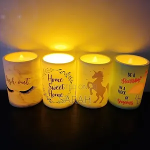 Battery Operated Atmosphere Household Decorate Candle Lamp