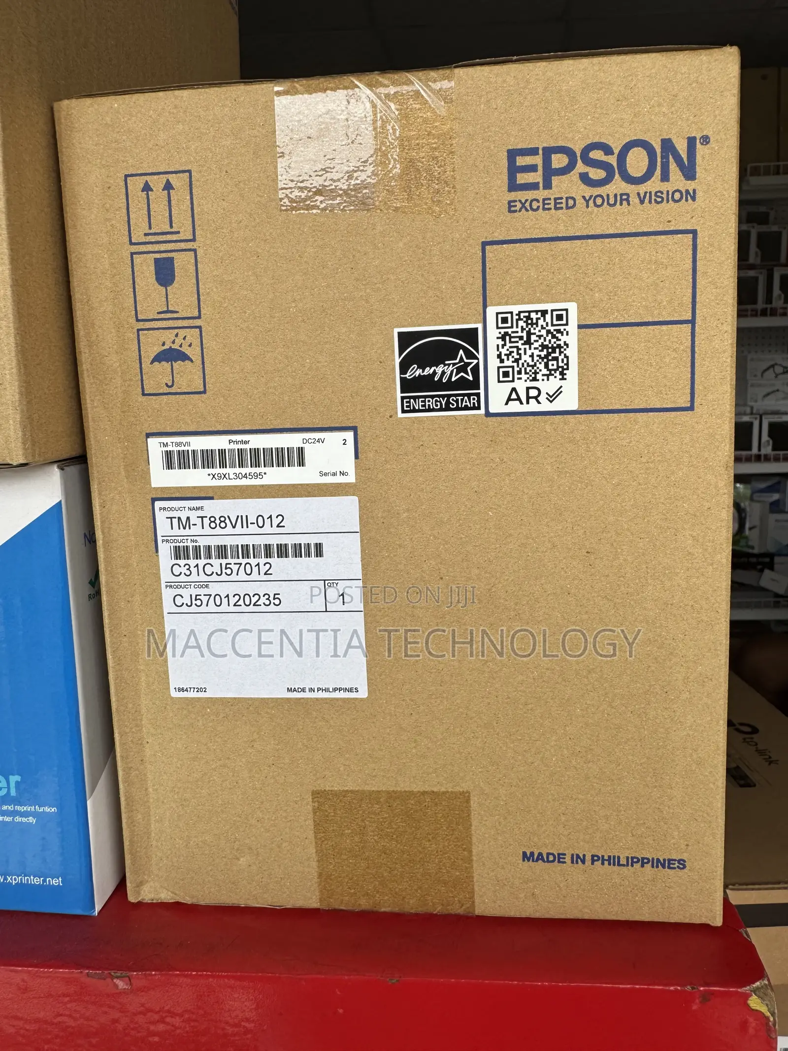 Epson Tm-T88vii Thermal Receipt Printer
