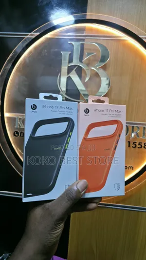 Beats iPhone 17 Pro Max
Rugged Case With Magsafe Camera Control