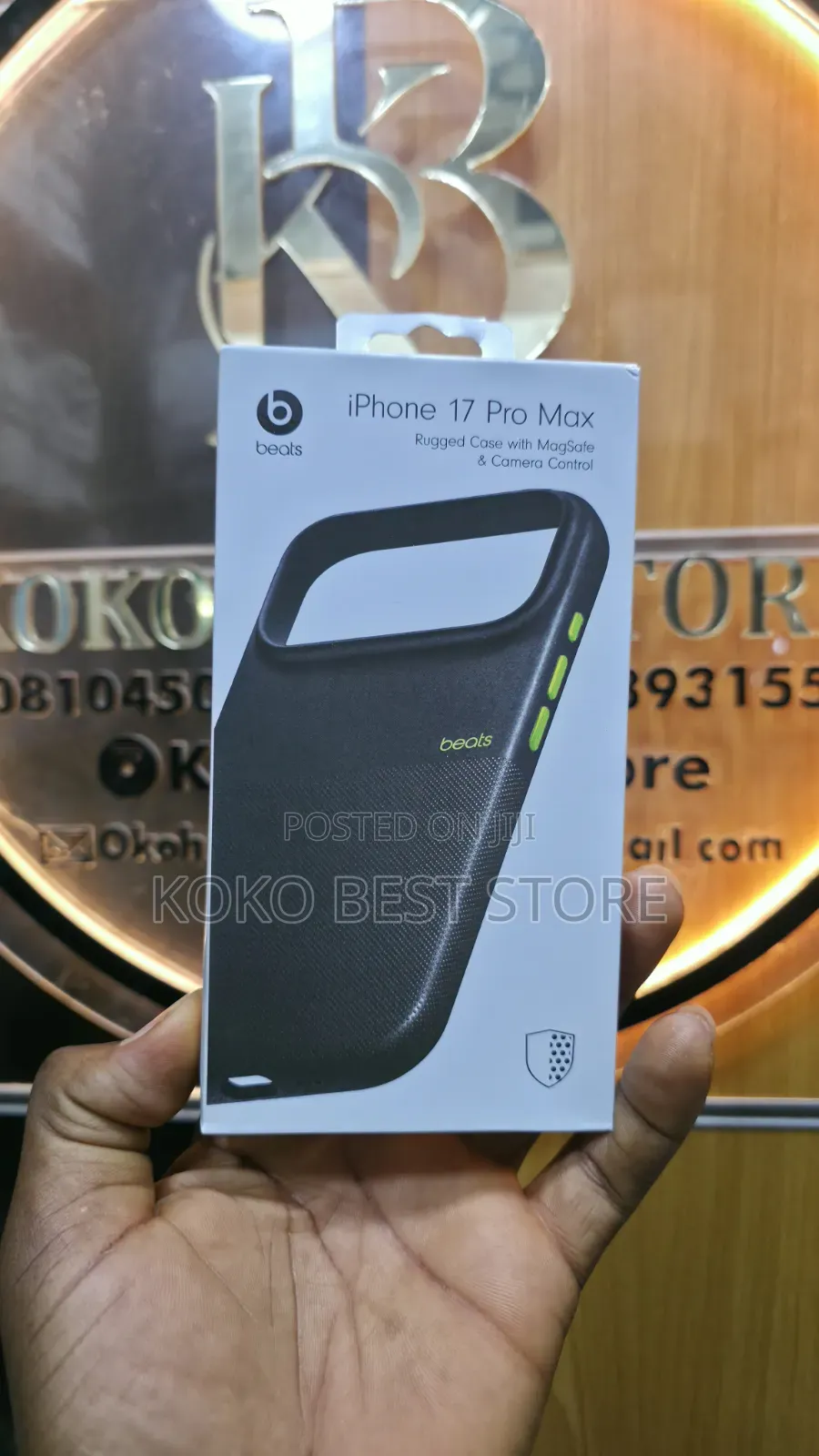 Beats iPhone 17 Pro Max
Rugged Case With Magsafe Camera Control