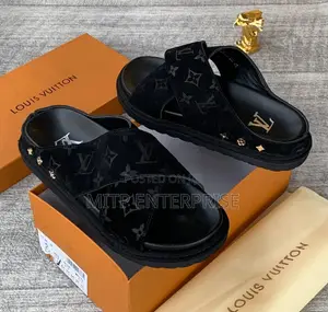 Louis Vuitton Men Cross Pam/Slippers