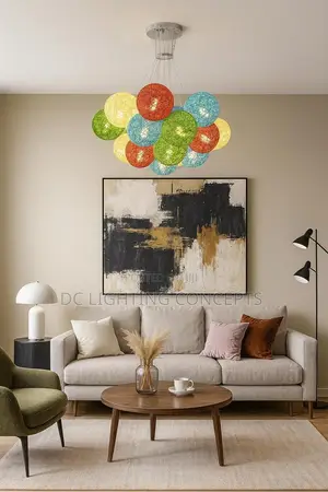 Vintage Wicker Rattan Ball Led Pendant Light.