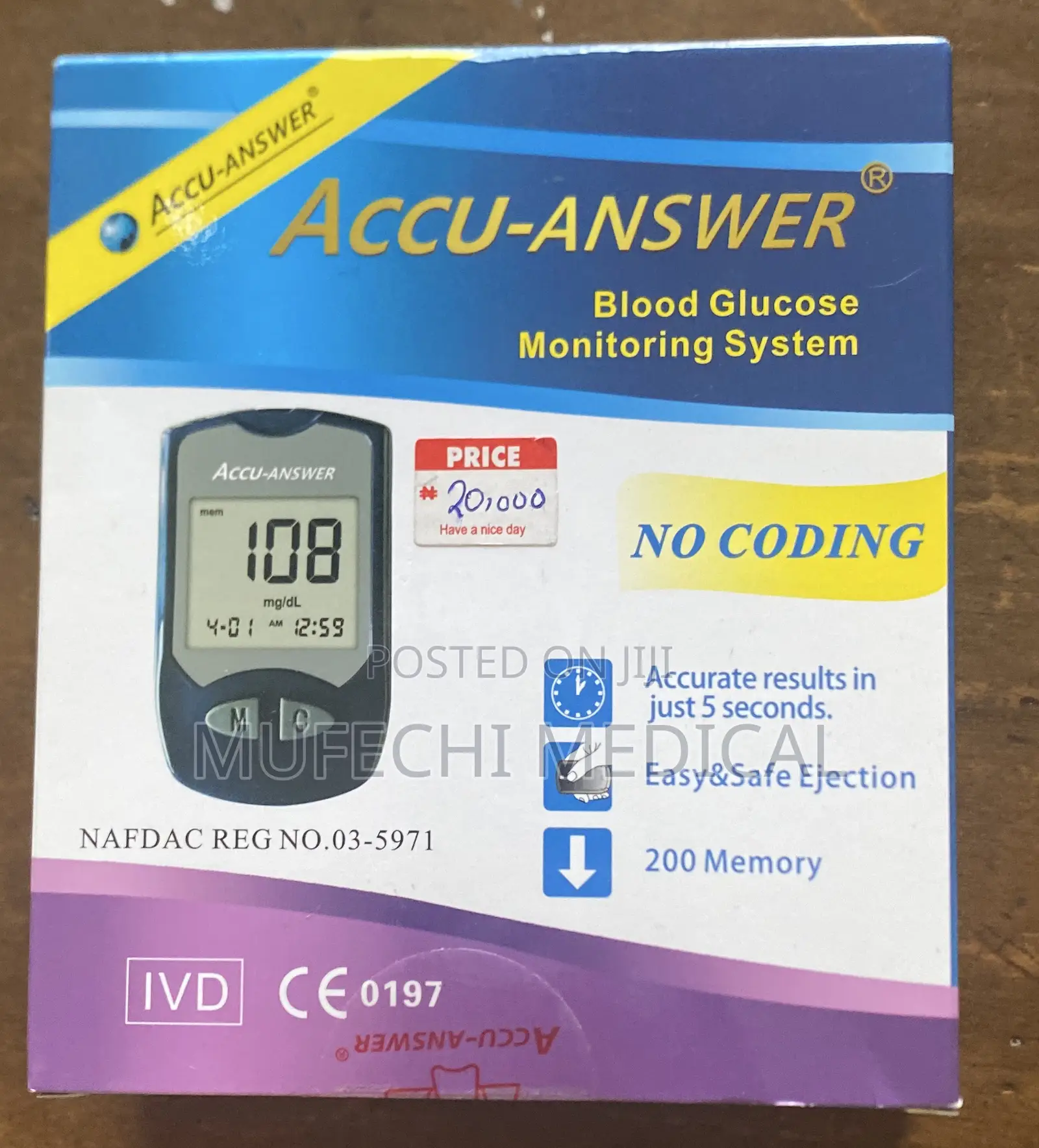 Accu-Answer Glucose Meter