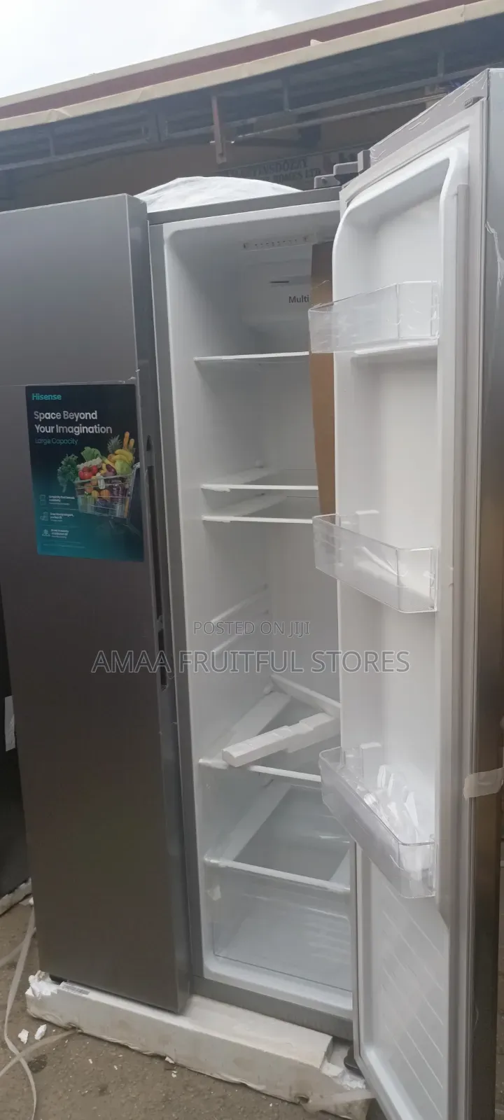 Hisense Side by Side Doors 428l