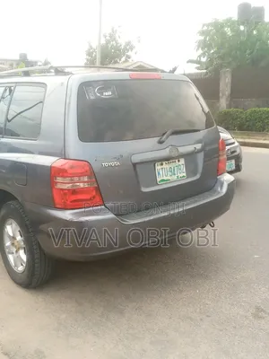 Toyota Highlander Limited V6 FWD 2002 Gray