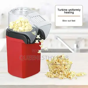 1200w Electric Hot Air Popcorn Maker - Oil-Free Snack Machine (220v)