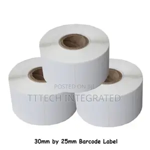 30mm by 25mm Barcode Label