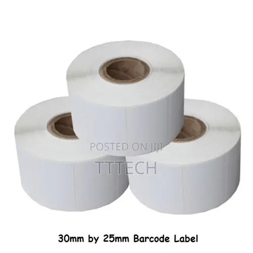 30mm by 25mm Barcode Label