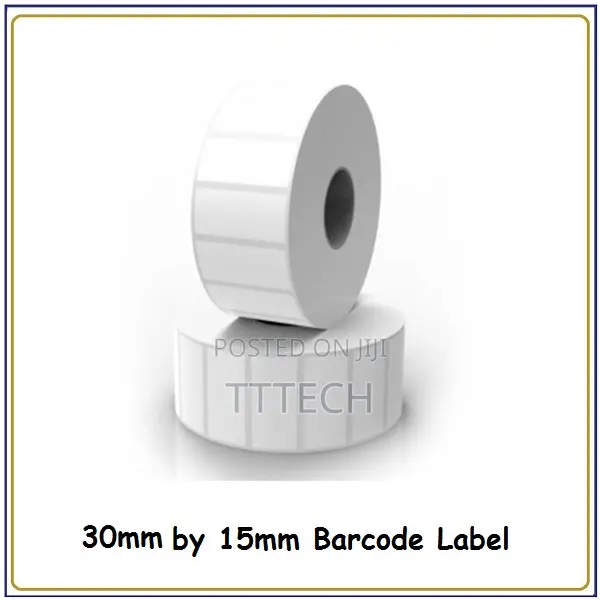 30mm by 15mm Barcode Label