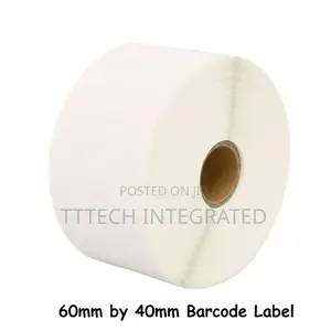 60mm by 40mm Barcode Label