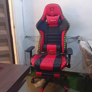 Electric Adjustable Gaming Chair Red and Black Color Is Available