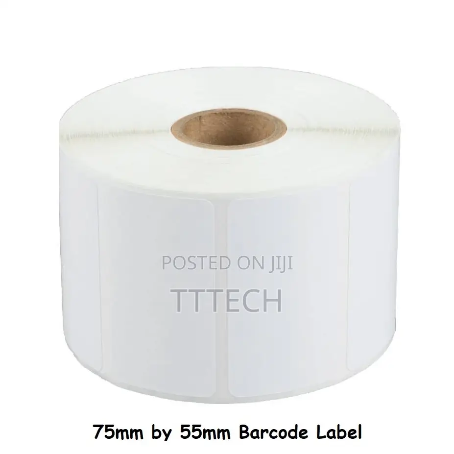 75mm by 55mm Barcode Label