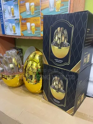24pcs Cutlery Set Egg Shaped