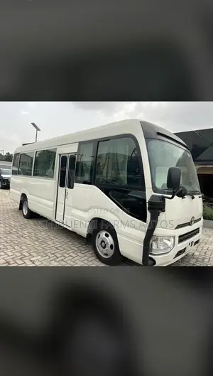 New Toyota Coaster 2025 White