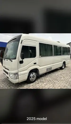 New Toyota Coaster 2025 White