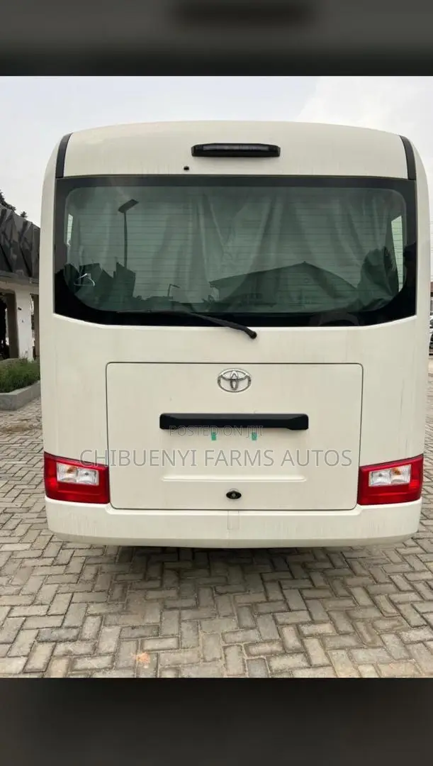 New Toyota Coaster 2025 White