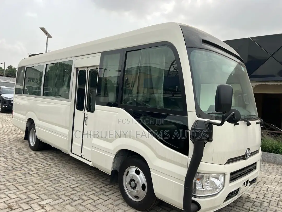 New Toyota Coaster 2025 White