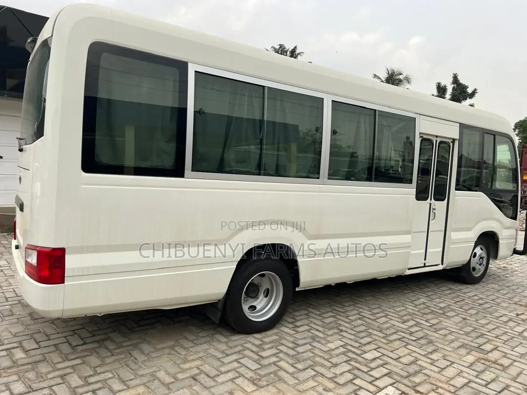 New Toyota Coaster 2025 White