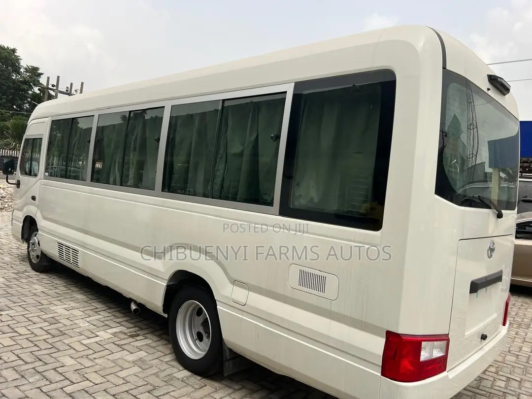 New Toyota Coaster 2025 White