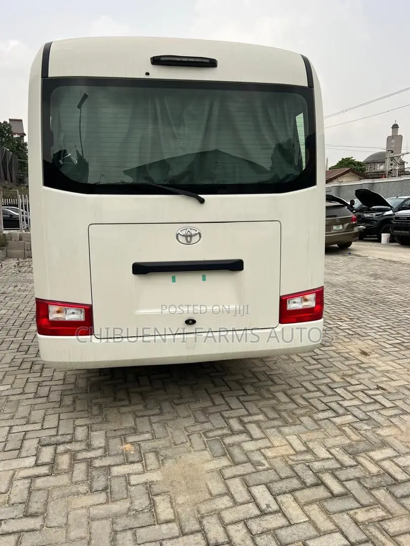 New Toyota Coaster 2025 White