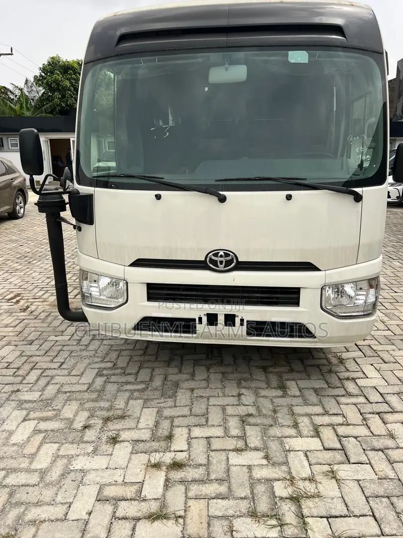 New Toyota Coaster 2025 White