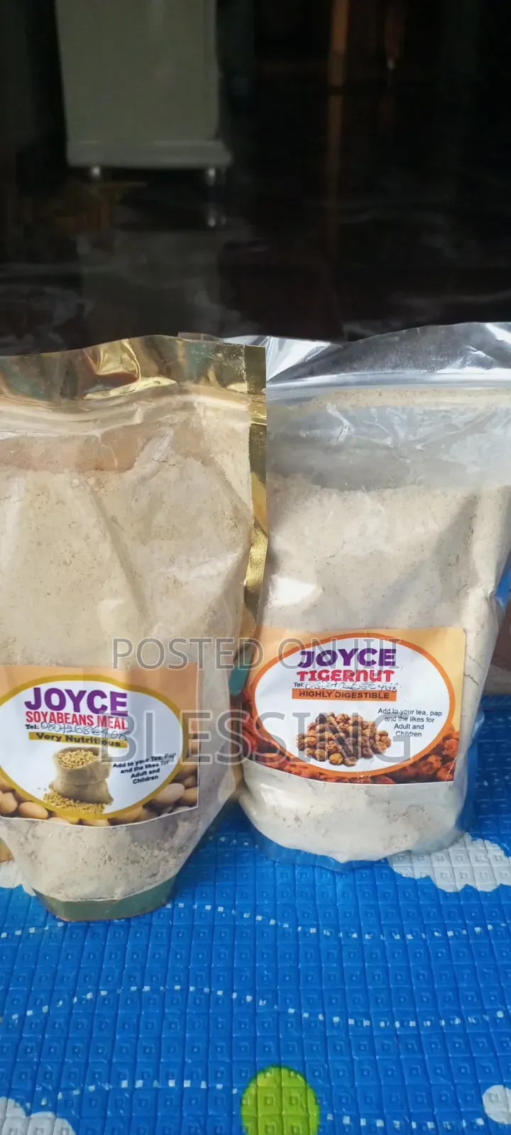 Soya Meal and Tiger Nut Products