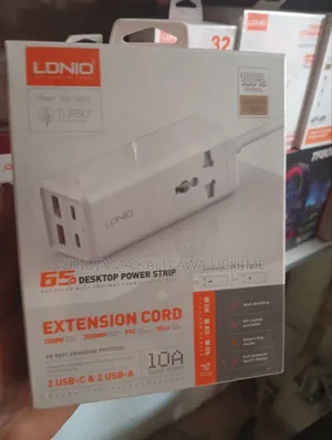 Ldnio Sc1418 65w Pd Destop Power Strip With Power Socket