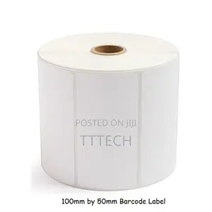 100mm by 50mm Barcode Label