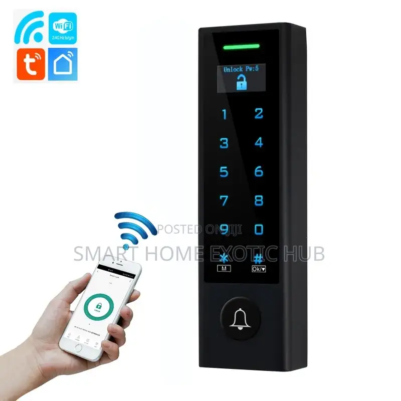 Tuya Smart Wifi Waterproof Oled Display Access Control