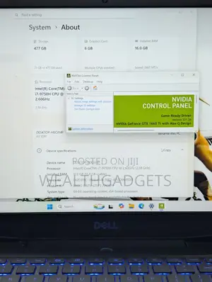 Laptop Dell G3 15 3590 16GB Intel Core i7 SSD 512GB