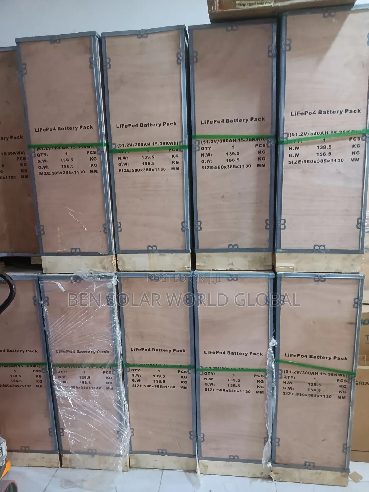 15.36kwh Lithium Battery Pattern 51.2v
